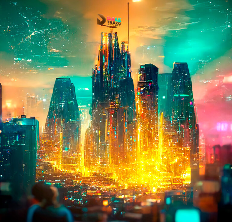 Ciudad futurista DaleTrazo